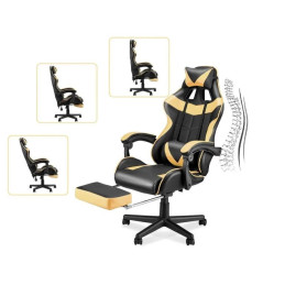 Fotel gamingowy, siedzenie gamingowe RACER czerwony