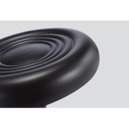 Taboret fryzjerski okrągły czarny C-9350