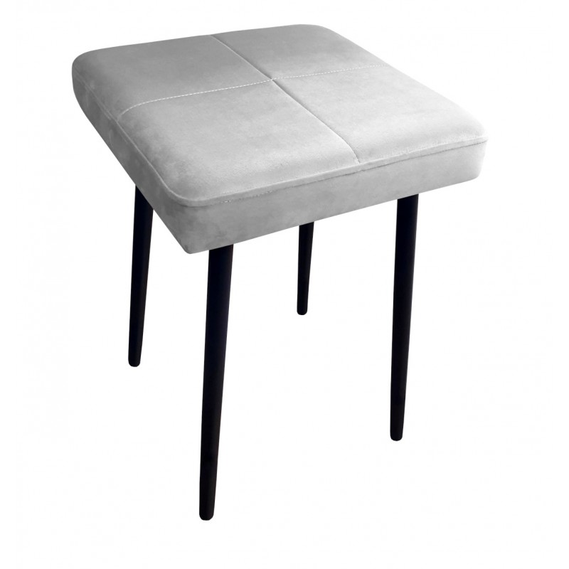 Taboret MAX MG39 jasny szary - podstawa czarna