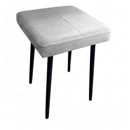 Taboret MAX MG39 jasny szary - podstawa czarna