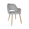 Krzesło Milano noga dąb Vogue 14 jasny szary