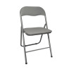 Krzesło składane ogrodowe cateringowe bankietowe biurowe C-9281 szare