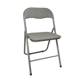 Zestaw 4 krzeseł składanych C-9281 szare