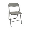 Zestaw 4 krzeseł składanych C-9281 szare