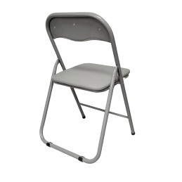 Zestaw 4 krzeseł składanych C-9281 szare