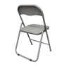 Zestaw 4 krzeseł składanych C-9281 szare