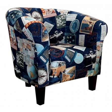 Fotel Milo TRIP2 na nogach venge – nowoczesny i wygodny