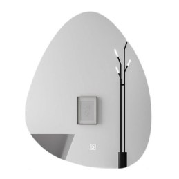 LUSTRO LED 50x70 S01 WŁĄCZNIK DOTYKOWY PIASKOWANE ŁAZIENKOWE Z PODŚWIETLENIEM