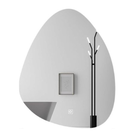 LUSTRO LED 50x70 S01 WŁĄCZNIK DOTYKOWY PIASKOWANE ŁAZIENKOWE Z PODŚWIETLENIEM