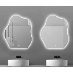 Lustro chmurka LED 50x70 z włącznikiem dotykowym