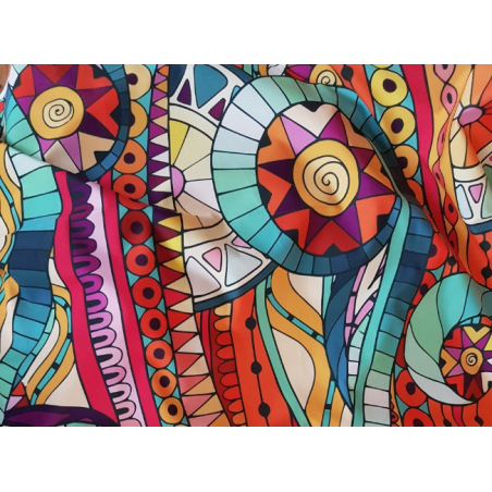 Próbka materiał/tkanina Wzór Boho