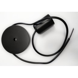 Lampa sufitowa loft trójkątna AT2-1SZ-Black czarna