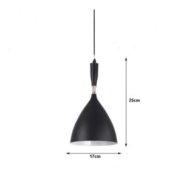 Lampa sufitowa loftowa AT1-1SZ-Black