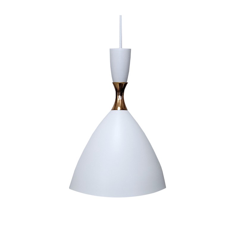 Lampa sufitowa loftowa AT1-1SZ-White – biały metal