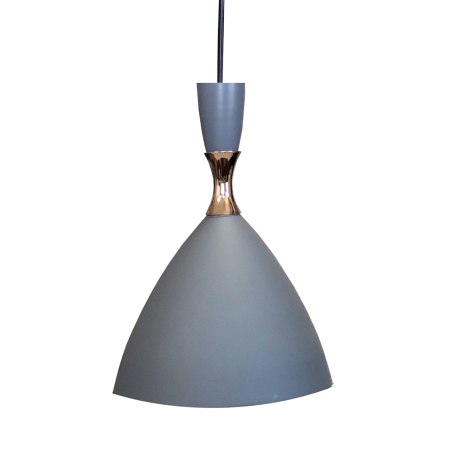 Lampa sufitowa loft AT1-1SZ-Gray - szara, metalowa