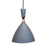 Lampa sufitowa loft AT1-1SZ-Gray - szara, metalowa