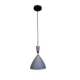 Lampa sufitowa loft AT1-1SZ-Gray - szara, metalowa