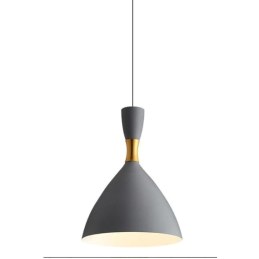 Lampa sufitowa loft AT1-1SZ-Gray - szara, metalowa