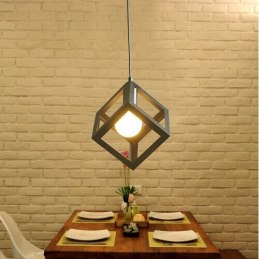 Lampa sufitowa metalowa loft sześcian AT3-1SZ-Black