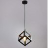 Lampa sufitowa metalowa loft sześcian AT3-1SZ-Black
