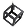 Lampa sufitowa metalowa loft sześcian AT3-1SZ-Black