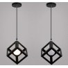 Lampa sufitowa metalowa loft sześcian AT3-1SZ-Black