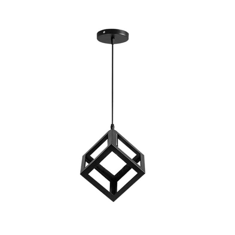 Lampa sufitowa metalowa loft sześcian AT3-1SZ-Black