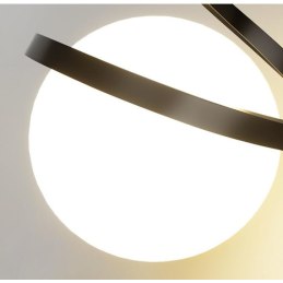 Lampa wisząca AT5-1SZ-Black – czarny szklany klosz