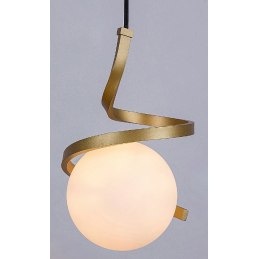 Lampa sufitowa AT5-1SZ-Gold złota szklana