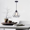 Lampa sufitowa loft AT6-1SZ-Black czarna E27