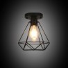 Lampa sufitowa loft AT6-1SZ-Black czarna E27