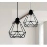 Lampa sufitowa loft AT6-1SZ-Black czarna E27