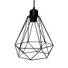 Lampa sufitowa loft AT6-1SZ-Black czarna E27