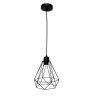 Lampa sufitowa loft AT6-1SZ-Black czarna E27