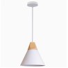 Lampa sufitowa AT8-1SZ-White – metal i lite drewno