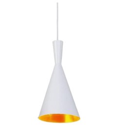 Lampa sufitowa AT9-1SZ White z złotym spodem