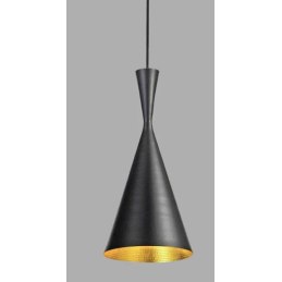 Lampa sufitowa AT9-1SZ-Black czarna ze złotym spodem