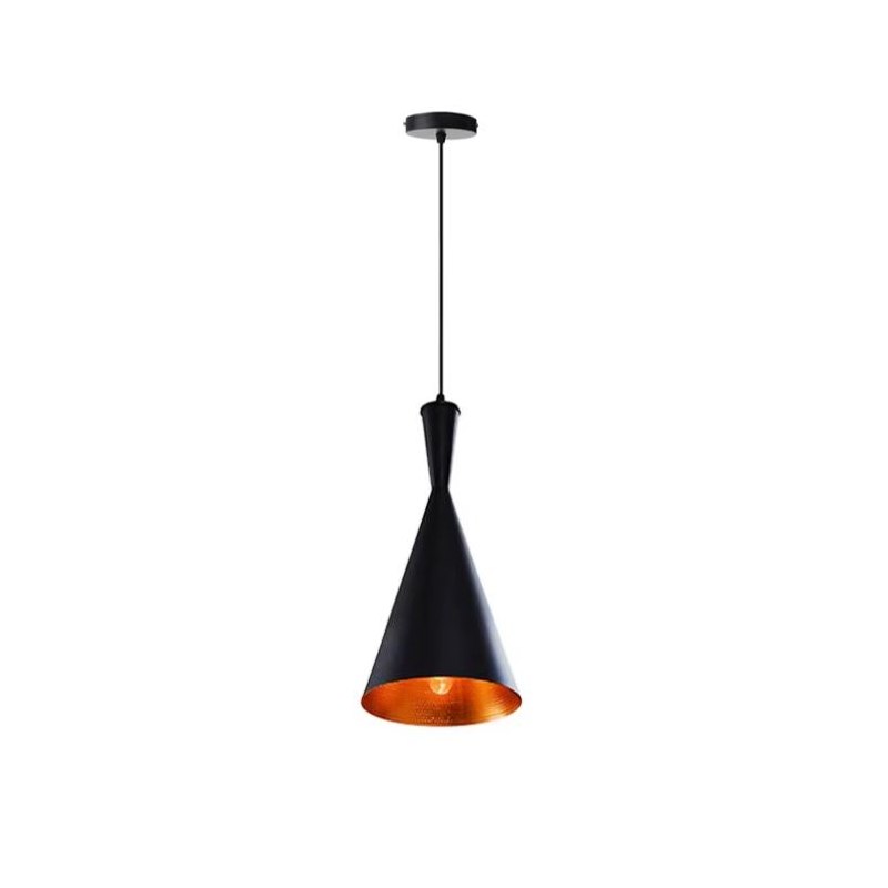 Lampa sufitowa AT9-1SZ-Black czarna ze złotym spodem