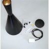 Lampa sufitowa AT9-1SZ-Black czarna ze złotym spodem