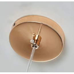 Lampa sufitowa z ażurowymi kloszami kryształkami wisząca AT10-3SZ-Gold