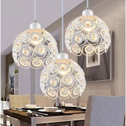 Lampa sufitowa AT10-3SZ-White z ażurowymi kloszami