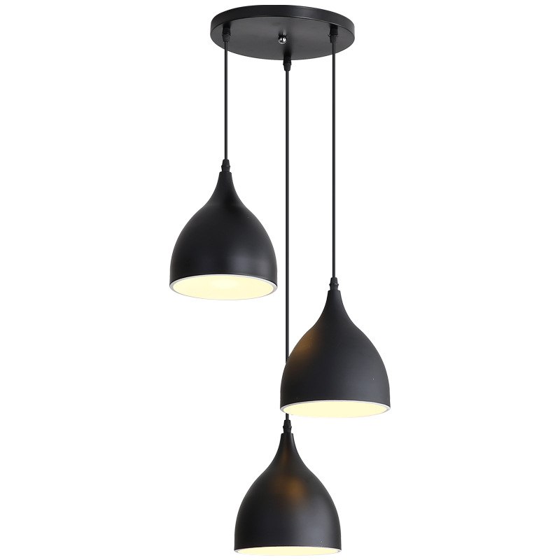 Lampa sufitowa loftowa metalowa wisząca AT17-3SZ-Black