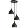 Lampa sufitowa loftowa metalowa wisząca AT17-3SZ-Black