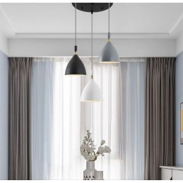 Lampa sufitowa loftowa metalowa wisząca AT18-3SZ-MIX