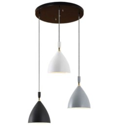 Lampa sufitowa loftowa AT18-3SZ-MIX 3 klosze