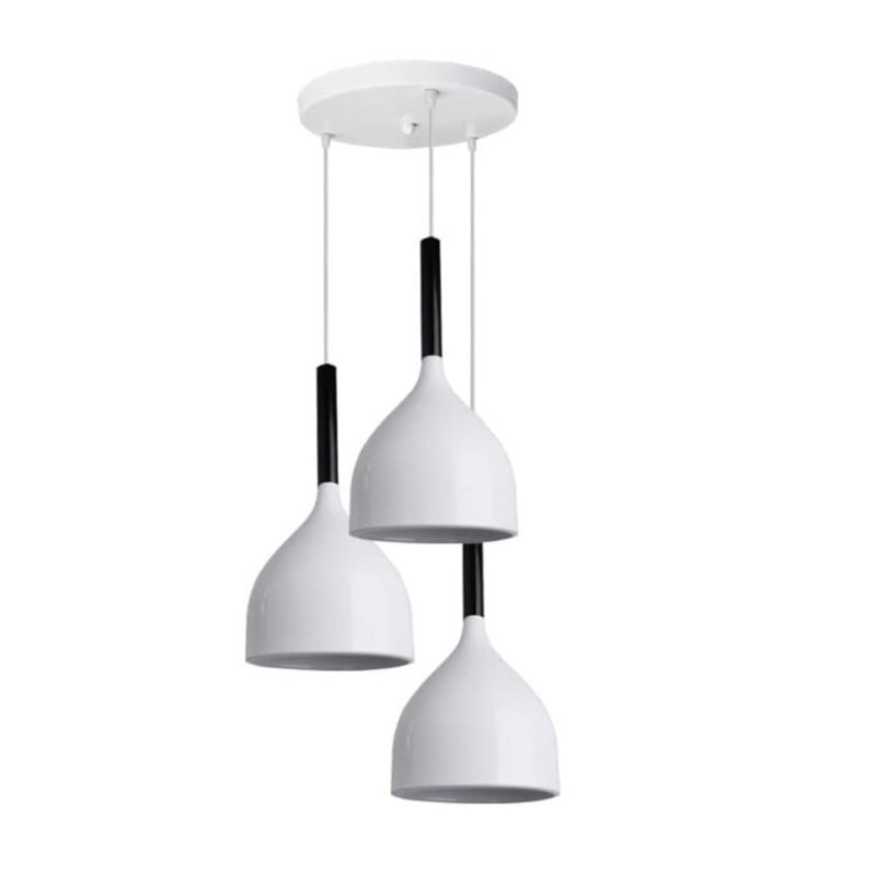 Lampa sufitowa AT20-3SZ-White – 3 klosze, biały