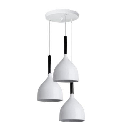 Lampa sufitowa AT20-3SZ-White – 3 klosze, biały