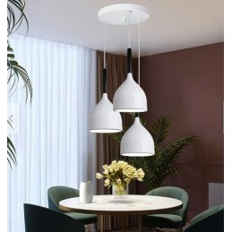 Lampa sufitowa AT20-3SZ-White – 3 klosze, biały