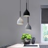 Lampa sufitowa metalowa klosz wisząca AT21-3SZ-MIX