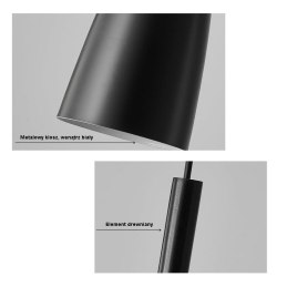 Lampa sufitowa metalowa klosz wisząca AT22-3SZ-Black